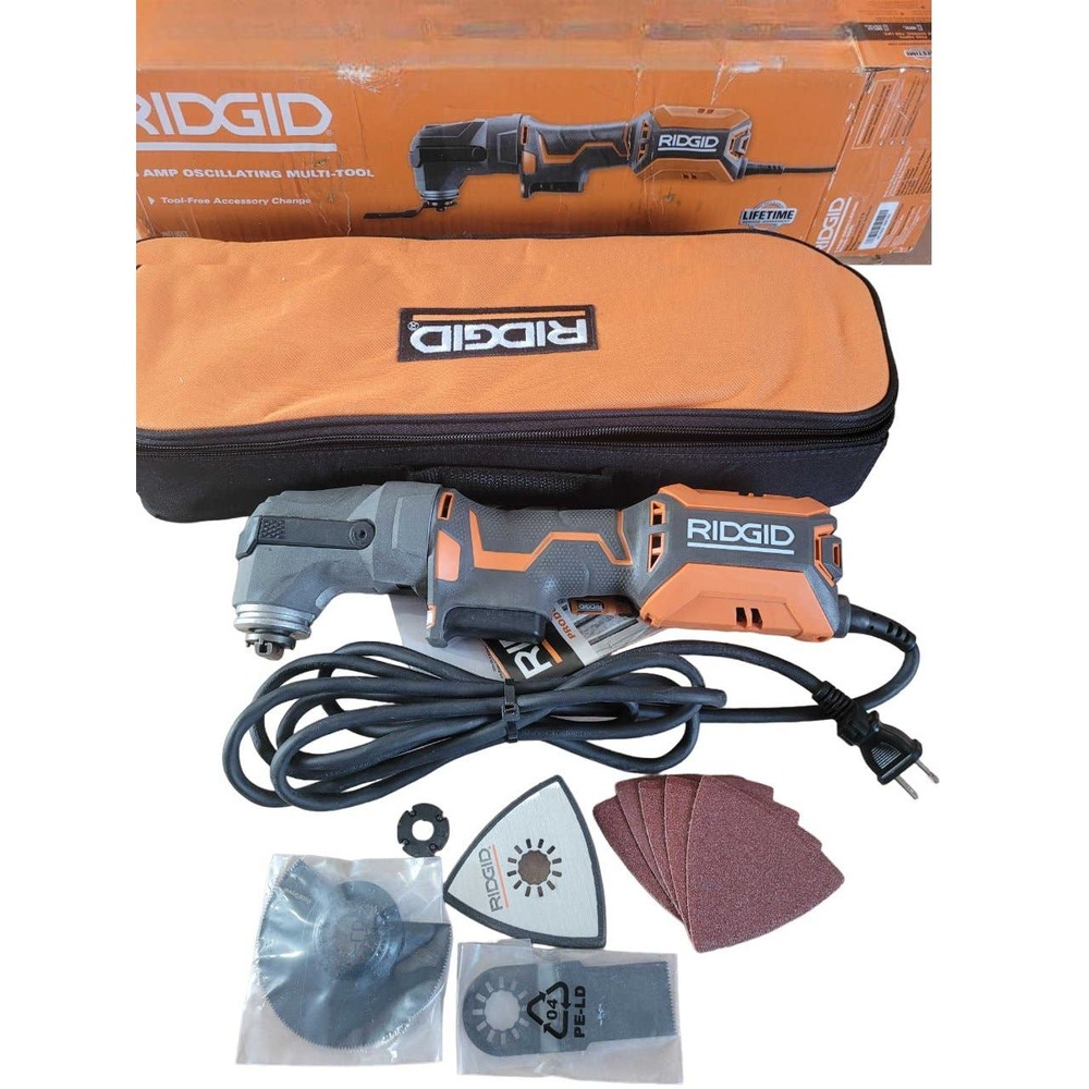 RIDGID  4 Amp Corded Oscillating Multi-Tool + Free Shipping
